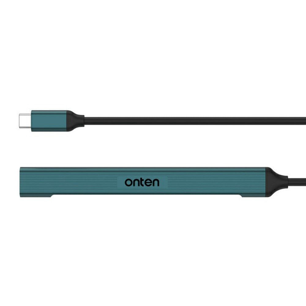 ONTEN UC972C 7-in-1 Aluminum Alloy Type-C Hub USB 3.0 / 2.0 + Type-C Multiport Docking Station