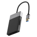 USB Hub Fast Speed USB 3.0 Splitter Adapter Cable Multifunction 6-in-1 Card Reader USB Converter Support XQD / SD / TF / CF Card