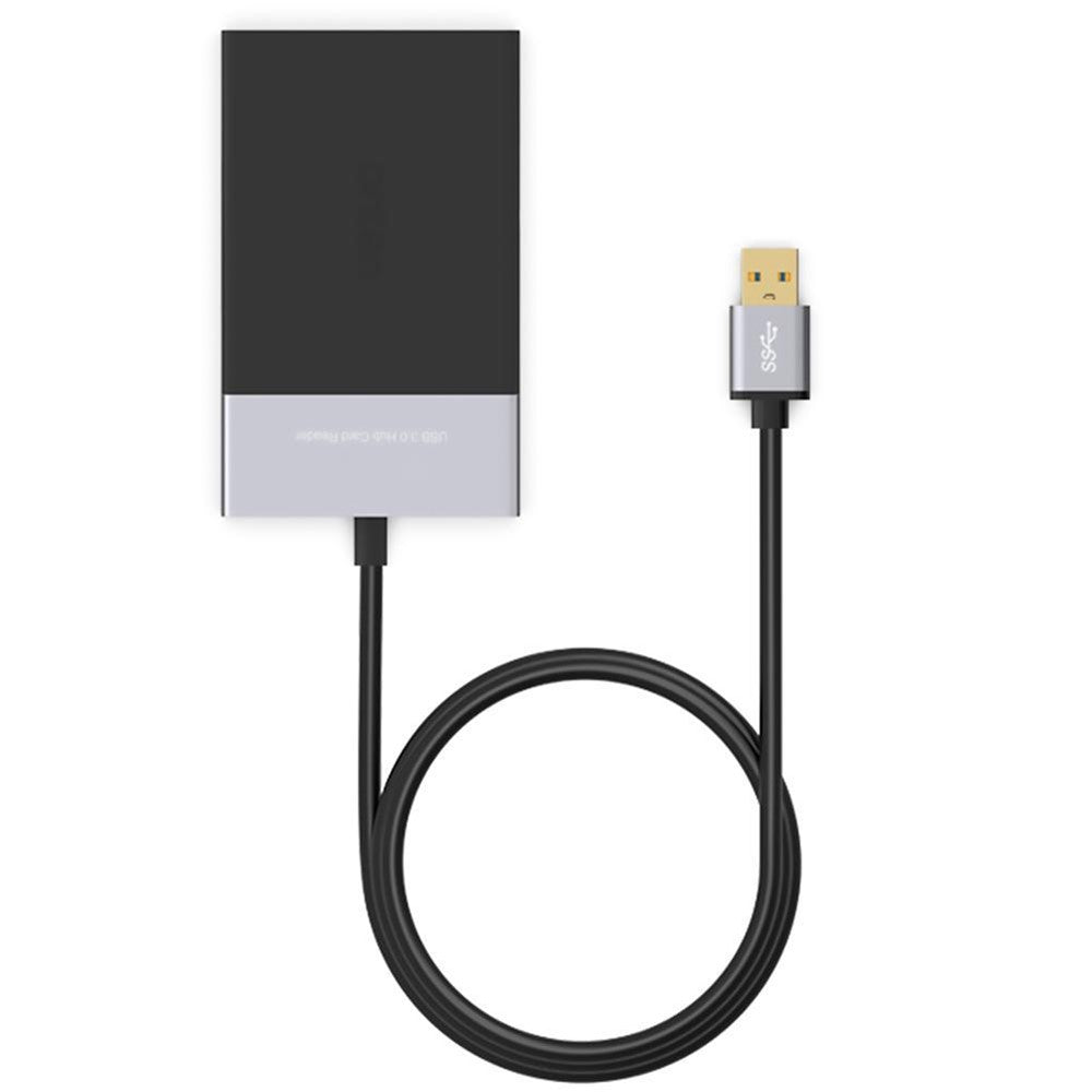 USB Hub Fast Speed USB 3.0 Splitter Adapter Cable Multifunction 6-in-1 Card Reader USB Converter Support XQD / SD / TF / CF Card