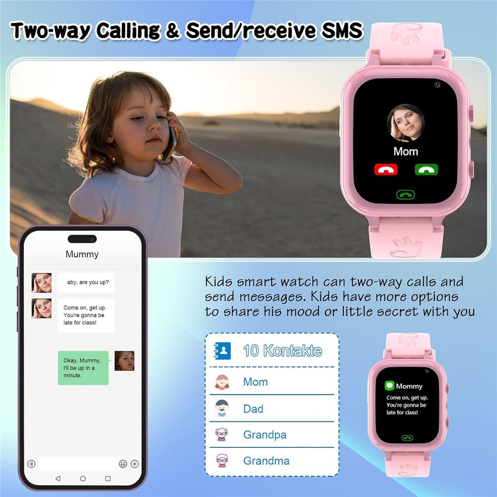 DG2 1.44-inch Touch Screen 2G Call Kids Smart Watch HD Camera Smart Bracelet