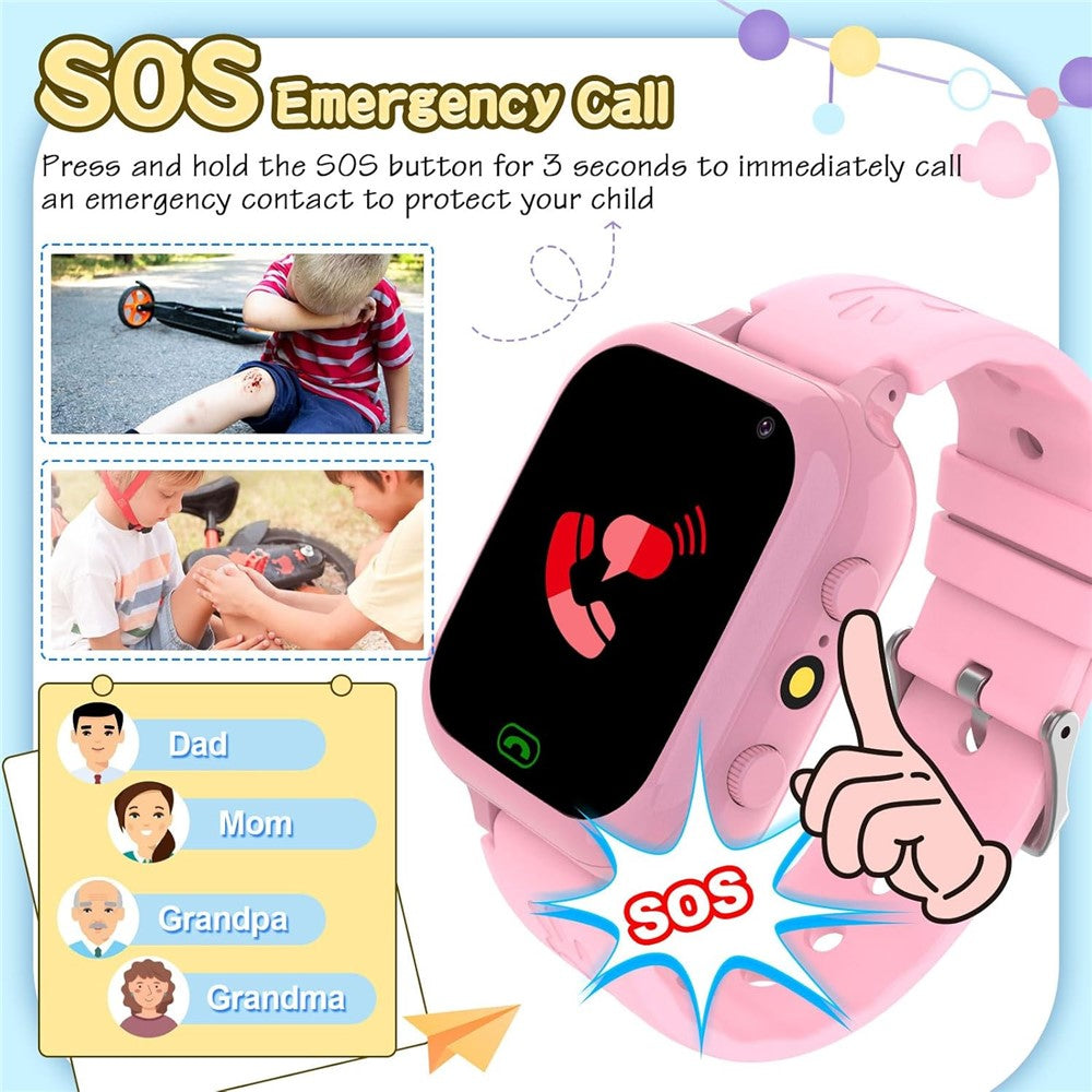 DG2 1.44-inch Touch Screen 2G Call Kids Smart Watch HD Camera Smart Bracelet