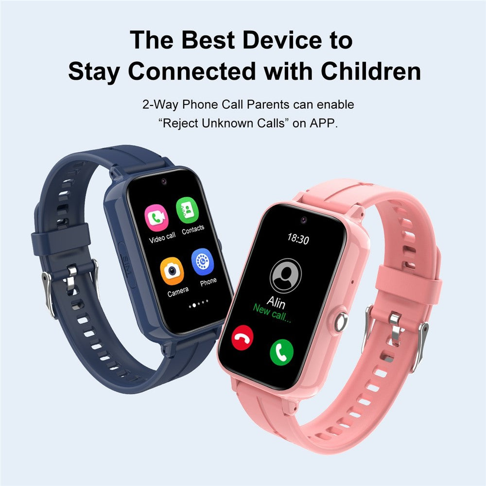 DH13S 1.57 Inch IPS Touch Screen Kids Smart Watch 4G Calling SOS GPS Tracking Wristwatch (Europe  /  Asian  /  Africa Version)
