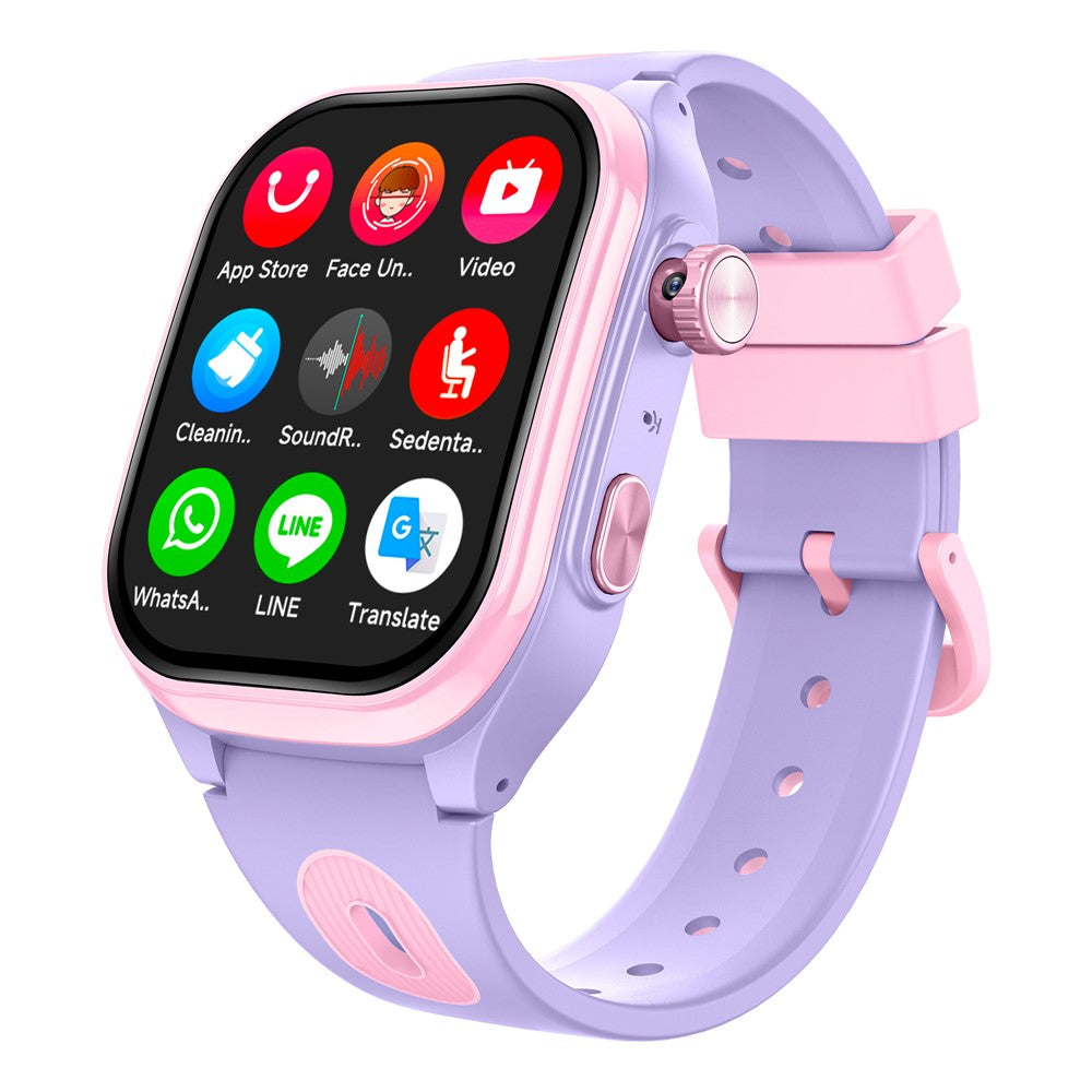 D18 2.0 Inch 4G Kids Smart Watch SOS Call Hidden Retractable Camera (Europe  /  Asia  /  Africa Version)