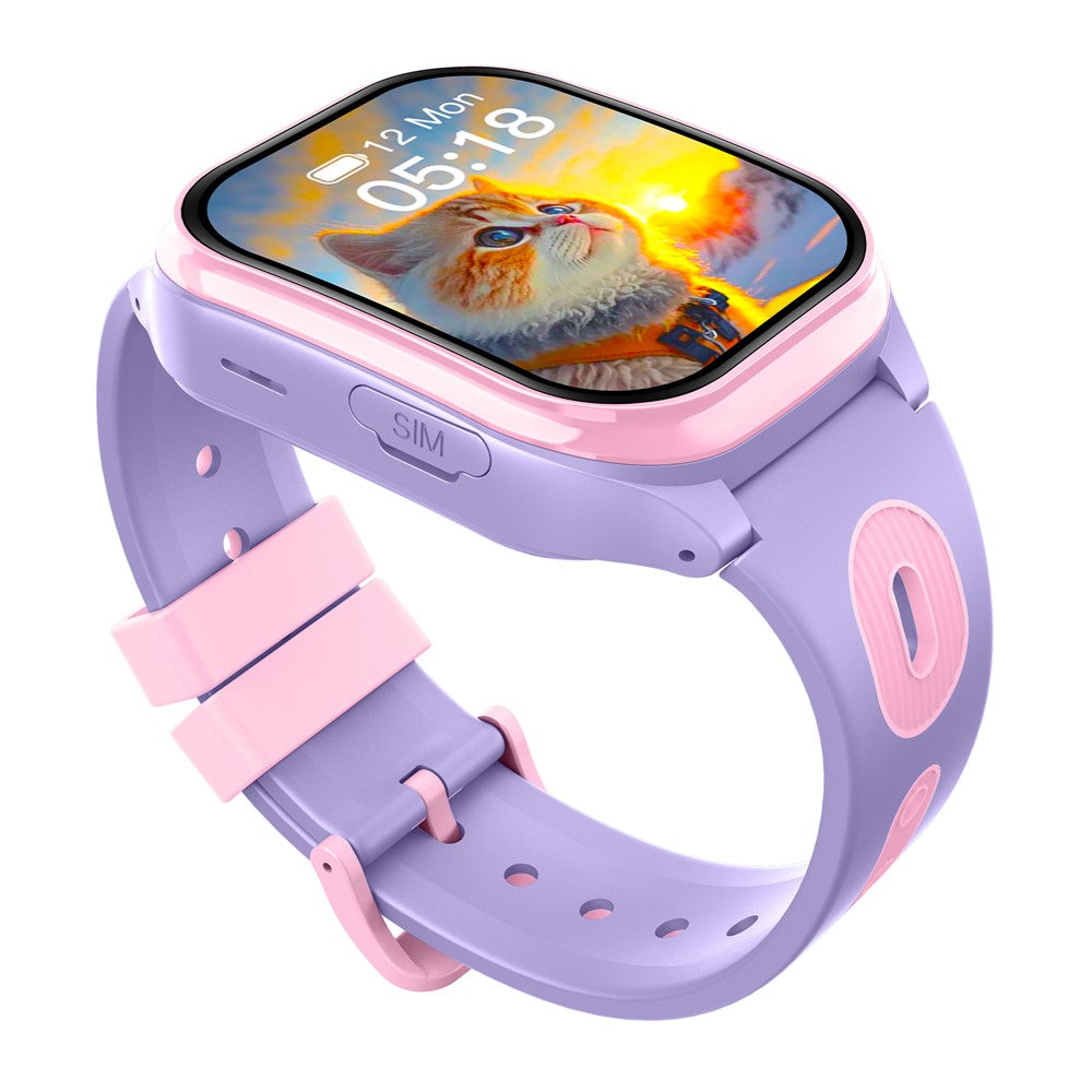 D18 2.0 Inch 4G Kids Smart Watch SOS Call Hidden Retractable Camera (Europe  /  Asia  /  Africa Version)
