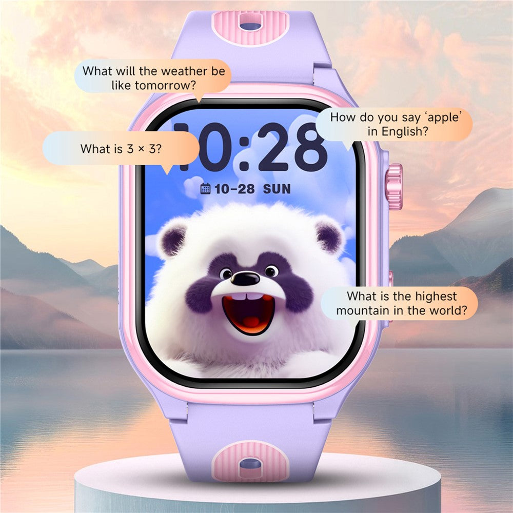 D18 2.0 Inch 4G Kids Smart Watch SOS Call Hidden Retractable Camera (Europe  /  Asia  /  Africa Version)