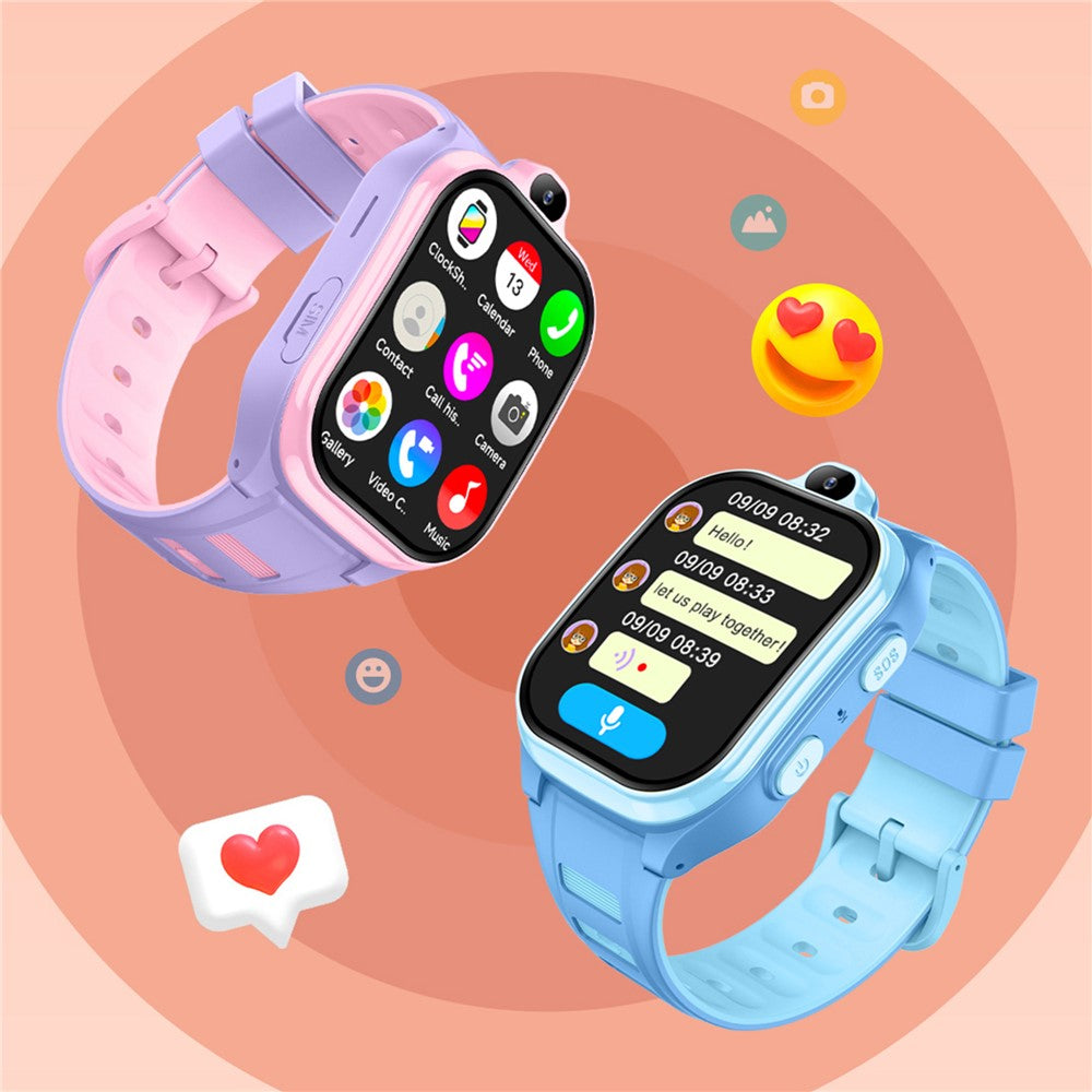 D19 2.0 Inch 4G Kids Smart Watch SOS Call 2GB RAM 16GB ROM GPS Tracker (Europe  /  Asia  /  Africa Version)