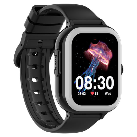 M01 1.78-Inch AMOLED SOS 4G Phone Watch Children Voice Call SOS Kids Smart Bracelet (1+8G)