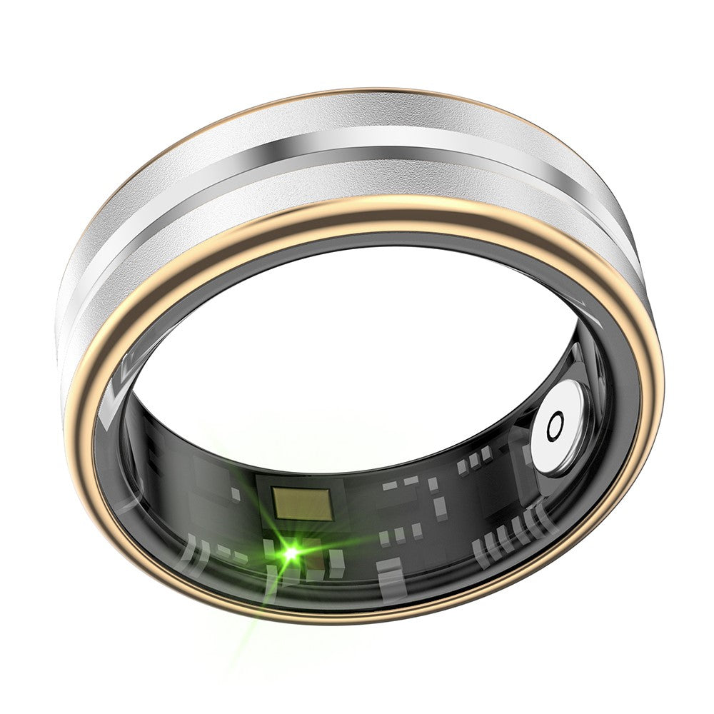 SR03 Ultra Thin Multi-function Health Monitoring Smart Ring with Charging Case, Style B