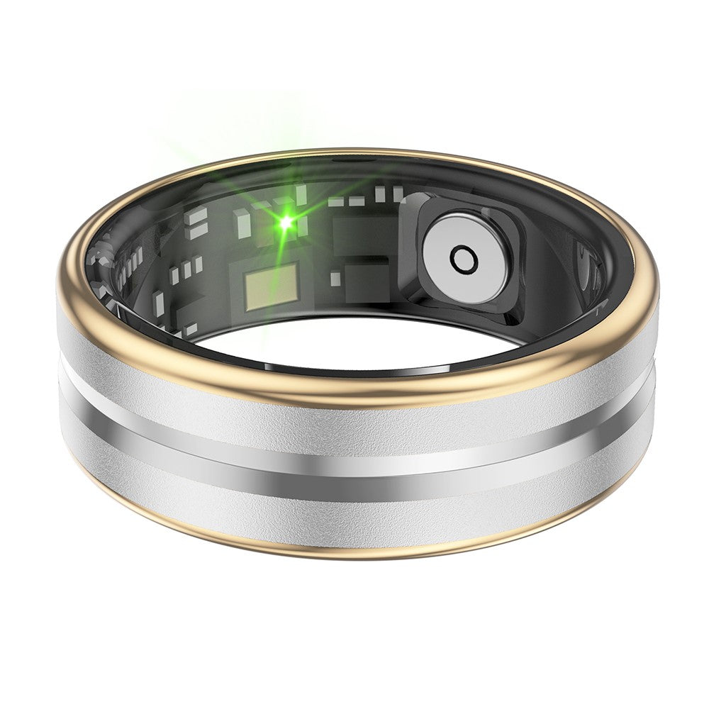 SR03 Ultra Thin Multi-function Health Monitoring Smart Ring with Charging Case, Style B