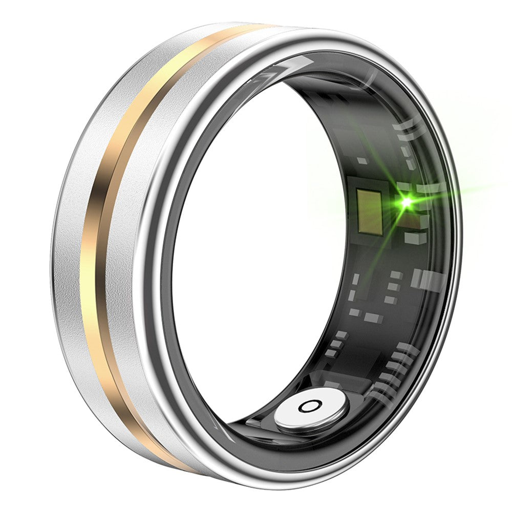 SR03 Ultra Thin Multi-Function Health Monitoring Smart Ring with Charging Case, Style B