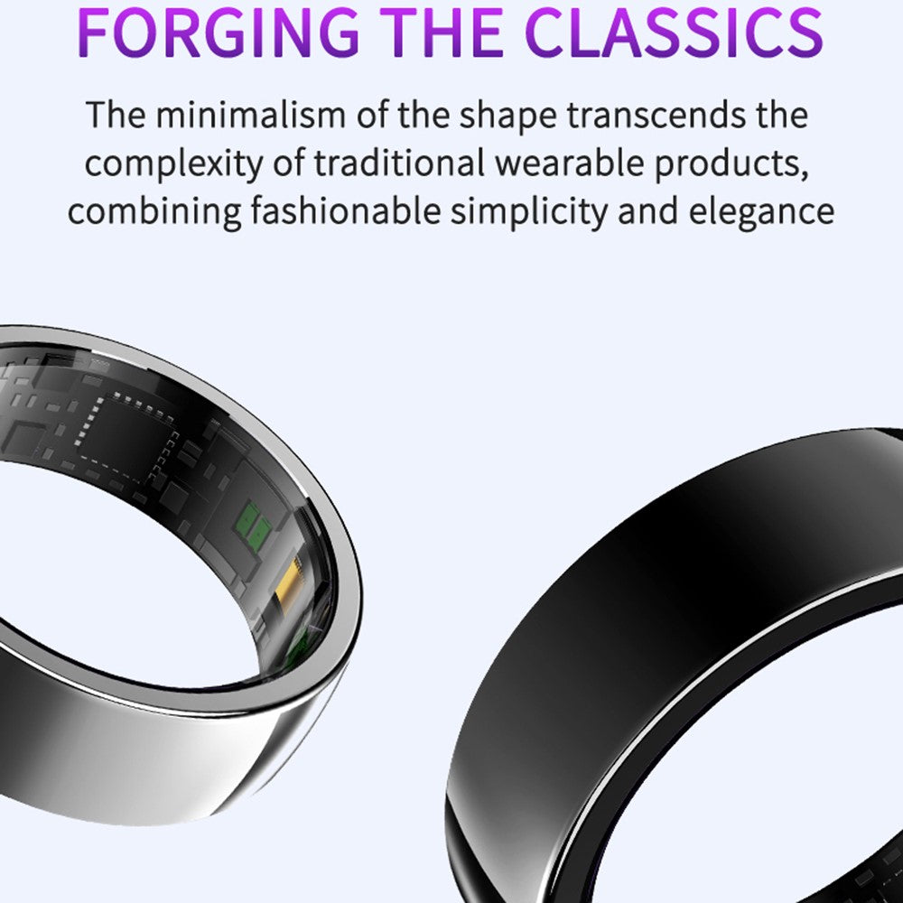 PX01 Bluetooth-compatible Sleep Health Monitoring Smart Ring Multifunction Finger Ring with Charging Base