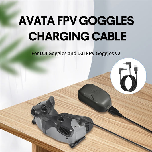 STARTRC 1116885 For DJI Goggles 2 / FPV Goggles V2 USB to Dual DC Charging Cable