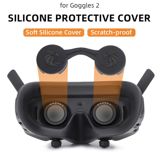 SUNNYLIFE AT-BHT565 Eagle Pattern Protective Cover for DJI Goggles 2 Lens Silicone Case