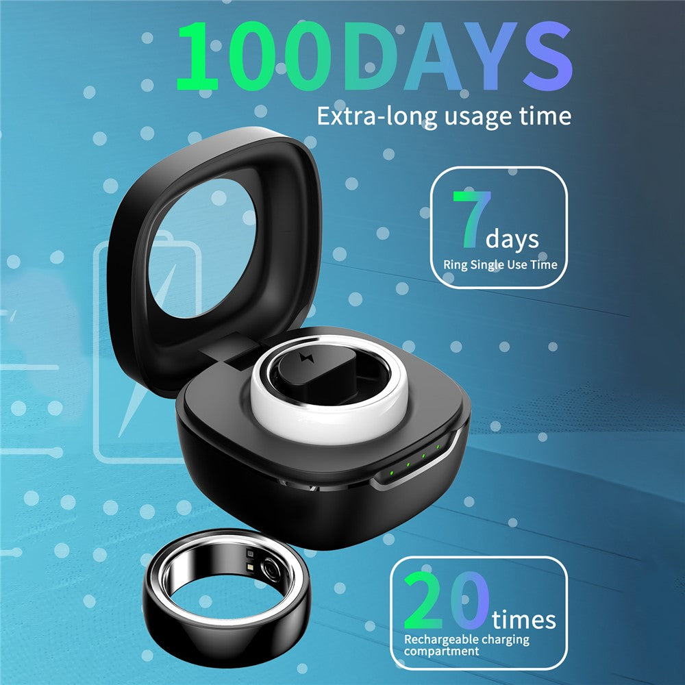 R8 Multi-Function Smart Ring Sleep Heart Rate Blood Oxygen Monitoring Finger Ring
