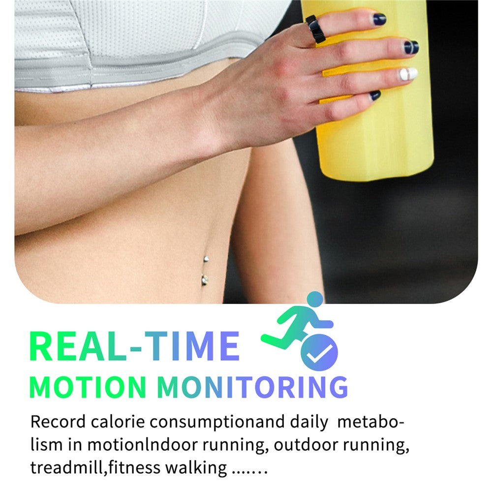 R8 Multi-Function Smart Ring Sleep Heart Rate Blood Oxygen Monitoring Finger Ring