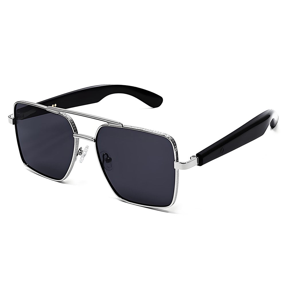 GT30 Smart Audio Glasses Hall Automatic Switch Metal Spring Hinge Stainless Steel Frame Sunglasses