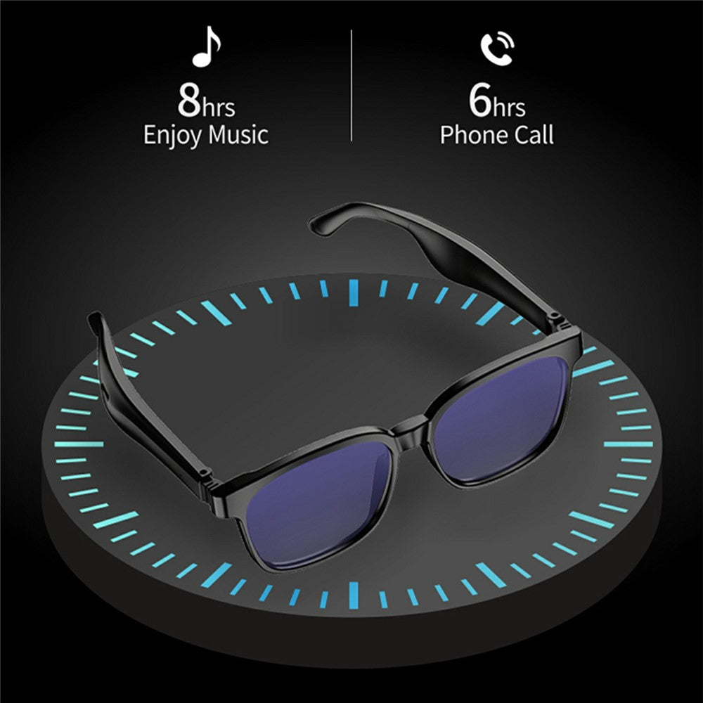J20E Smart Glasses with Microphone Music Playback Voice Assistant Enabled IPX4 Waterproof