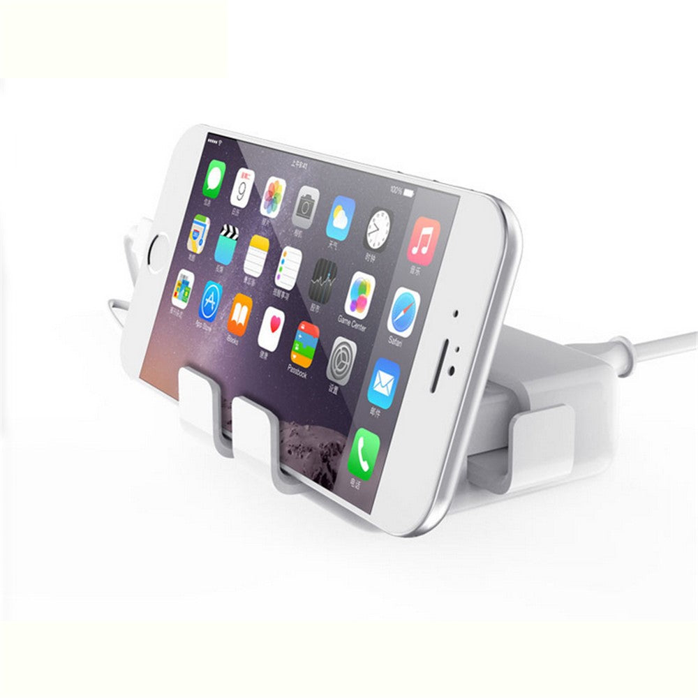 Portable 4 USB Ports Charger Multi USB Power Adapter for Xiaomi Samsung