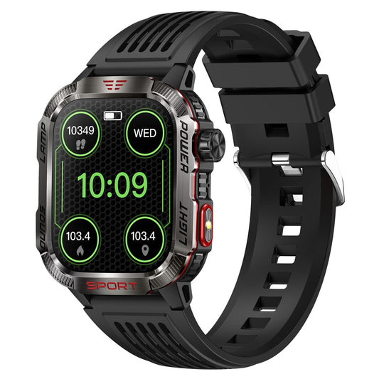 HT29 Banknote Detection Flashlight Compass Altitude Test Smart Watch Health Monitoring Waterproof Sports Watch