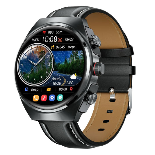 GT95 Smart Watch Earphone Bluetooth-compatible Call 1.53 inch Screen Fitness Tracker Heart Rate Monitor