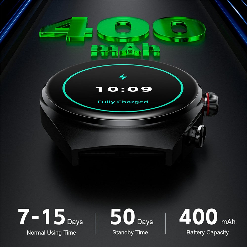 GT95 Smart Watch Earphone Bluetooth-compatible Call 1.53 inch Screen Fitness Tracker Heart Rate Monitor