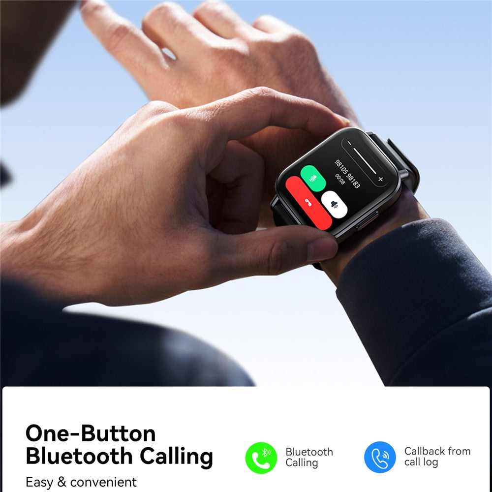 JOYROOM Fit-Life JR-FT3S 1.96-inch Bluetooth-compatible Call Smart Watch Heart Rate Health Monitoring Sports Watch