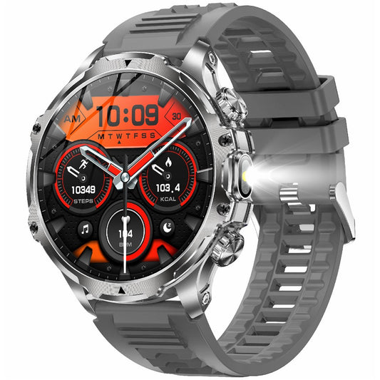 AK75 Silicone Strap Smart Watch Bluetooth-compatible Call Heart Rate Sleep Health Monitoring Sports Watch