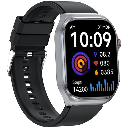ET585 Smart Watch SOS Emergency Call ECG Function Bracelet with Silicone Strap