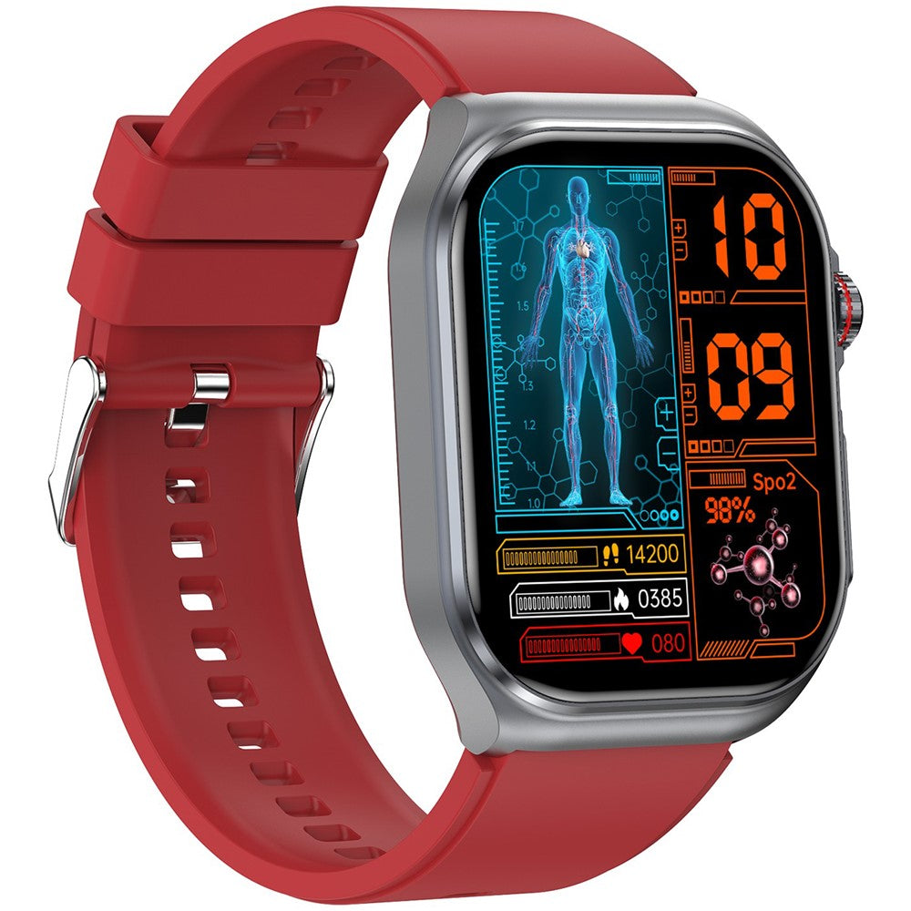 ET585 Smart Watch SOS Emergency Call ECG Function Bracelet with Silicone Strap