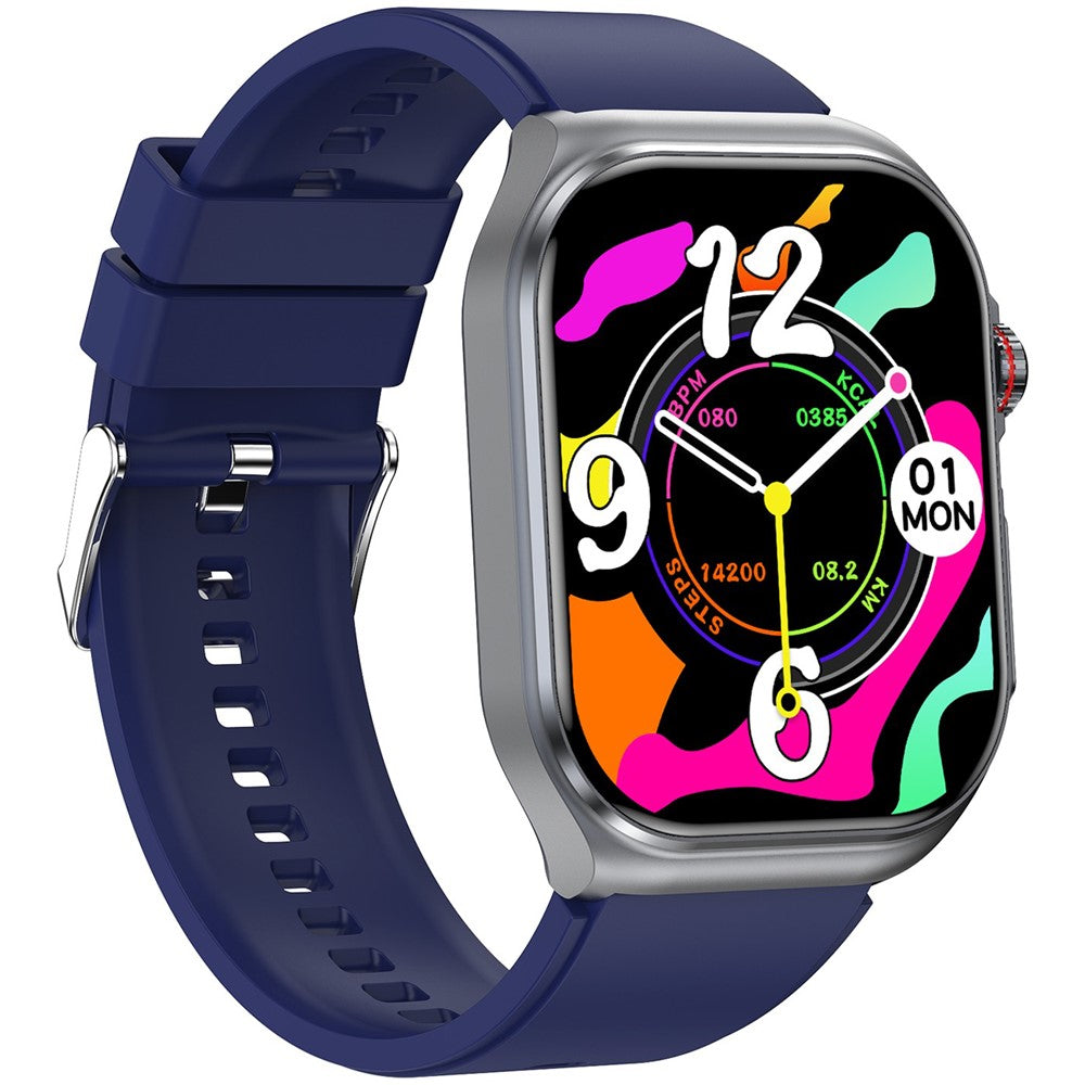 ET585 Smart Watch SOS Emergency Call ECG Function Bracelet with Silicone Strap