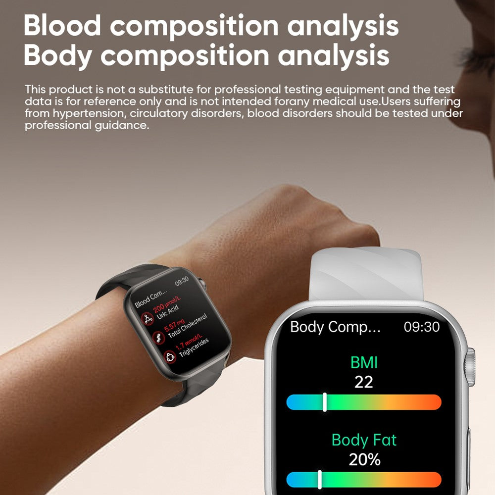 MT500 Smart Watch AMOLED Screen ECG Heart Rate Monitor Bluetooth-compatible Call Bracelet