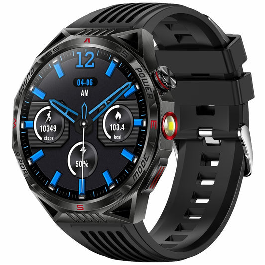 HT28 1.85 inch Screen Smart Watch Bluetooth-compatible Call Bracelet with Compass, Flashlight Function