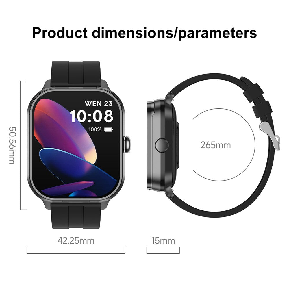 D8 Pro 2-in-1 Bluetooth-compatible TWS Earphone Smart Watch Health Monitoring Bluetooth-compatible Calling Sports Watch, Silicone Strap