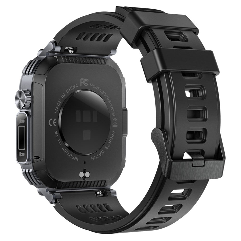 S320B 2.02-inch Bluetooth-compatible Call Smart Watch Health Monitoring Compass Function Waterproof Sports Watch