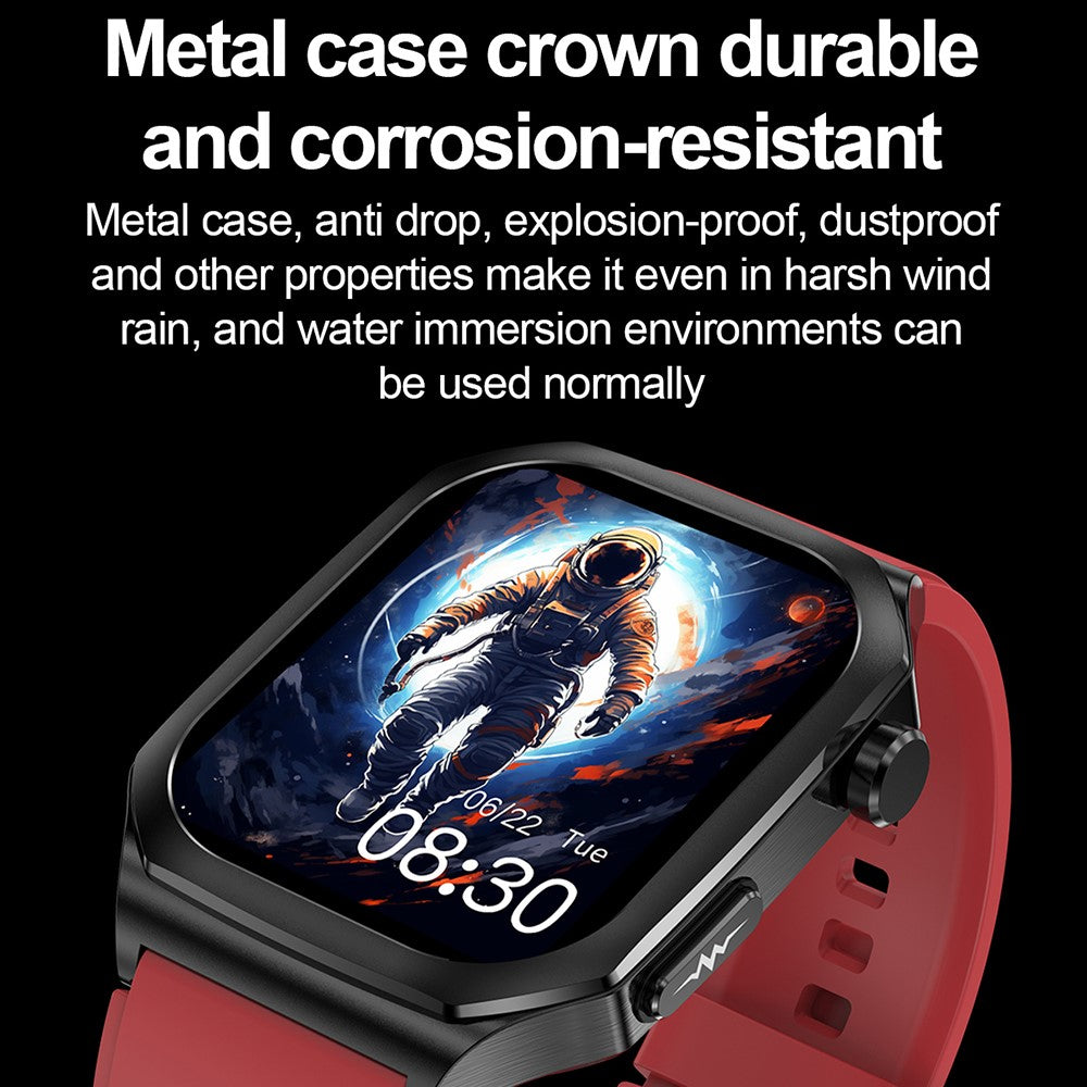 ET280 ECG Smart Watch Monitoring Blood Oxygen SOS Bracelet Wrist Band with Silicone Strap