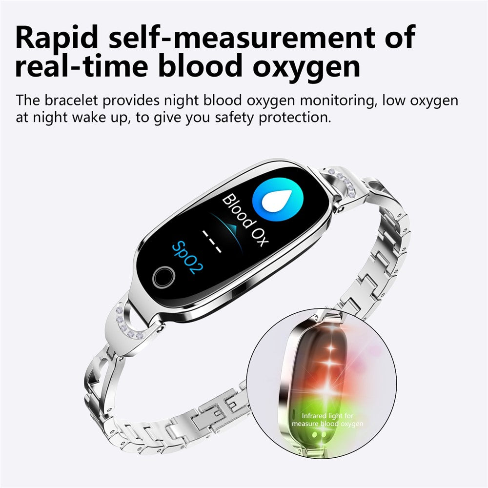 F81 Women's Bangle Watch Smart Watch Bluetooth-compatible Call Sleeping Monitor Sports Tracker