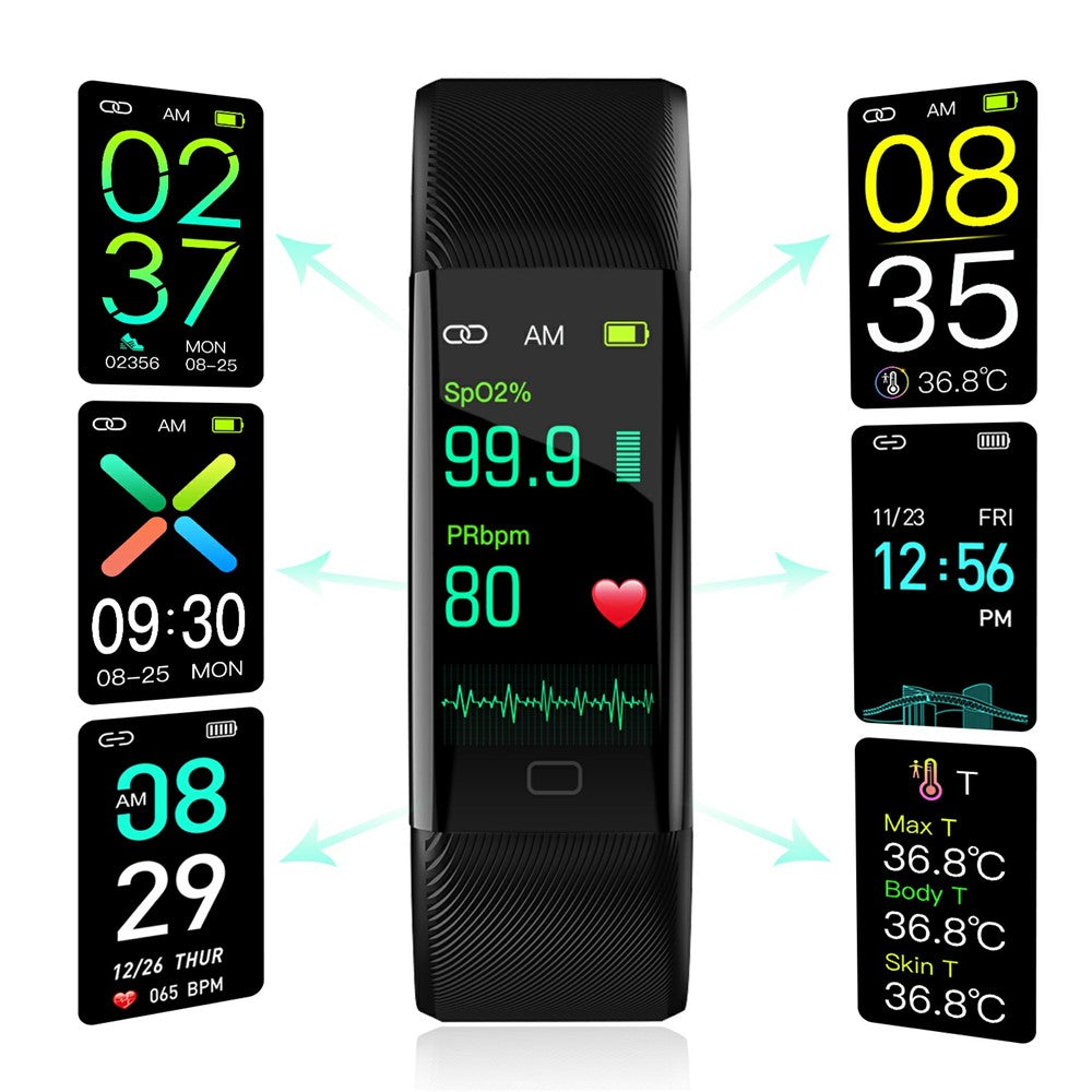F07T Heart Rate Monitoring Smart Watch Waterproof Wrist Bracelet Fitness Tracker