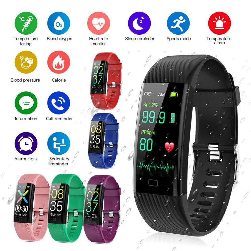F07T Heart Rate Monitoring Smart Watch Waterproof Wrist Bracelet Fitness Tracker