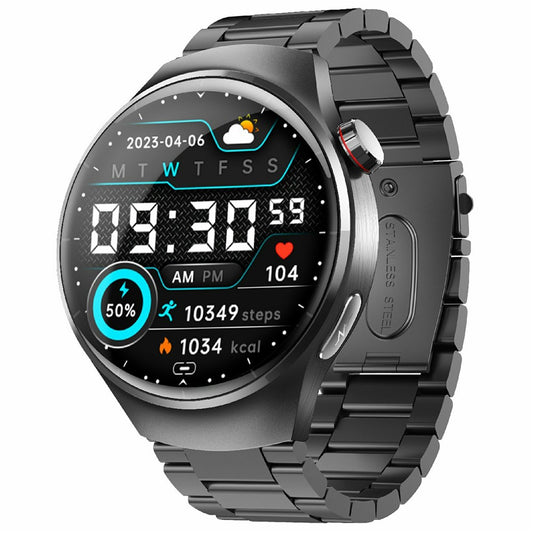 F600 Sports Smart Watch Heart Rate Monitor Fitness Tracker with Steel Strap