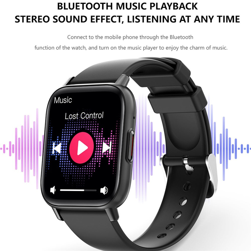DM80 1.85-inch Ultra-Thin Smart Watch Bluetooth-compatible Calling Sleep Heart Rate Health Monitoring Sport Watch