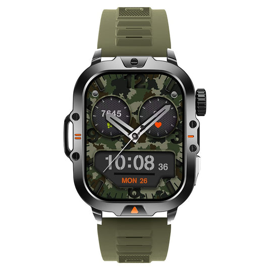 V17 Smart Watch Bluetooth-compatible Call Health Monitor Multi-Sport Tracker IP68 Waterproof Smartwatch, Silicone Strap