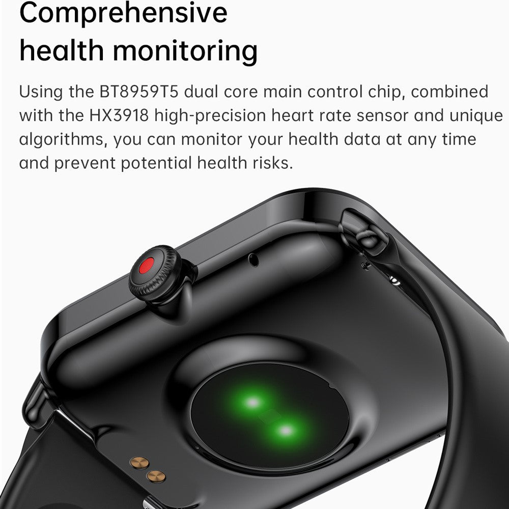 NY39 1.83-inch Smart Watch Bluetooth-compatible Calling Sleep Heart Rate Health Monitoring Waterproof Sport Watch