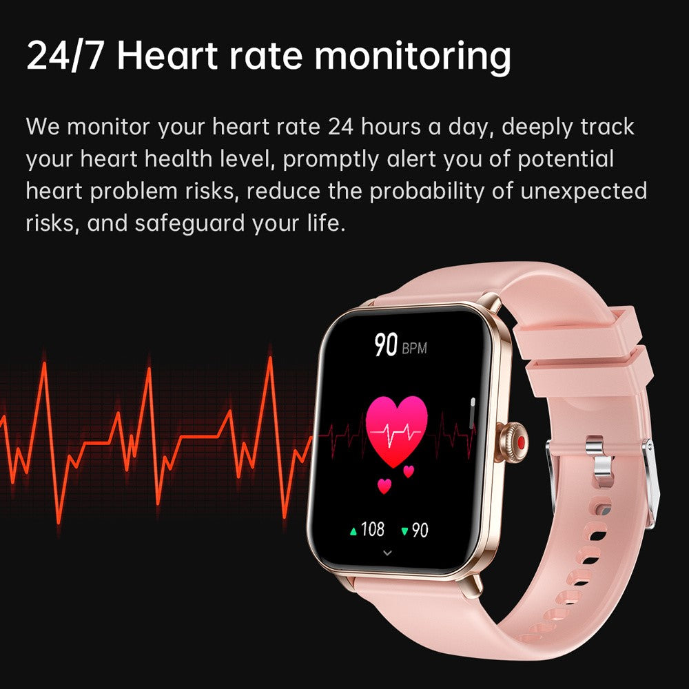 NY39 1.83-inch Smart Watch Bluetooth-compatible Calling Sleep Heart Rate Health Monitoring Waterproof Sport Watch