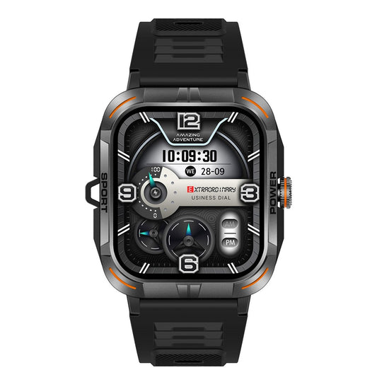 ZW69 AMOLED Screen Smart Watch Dafit App Health Monitor Waterproof Sports Watch with Flashlight