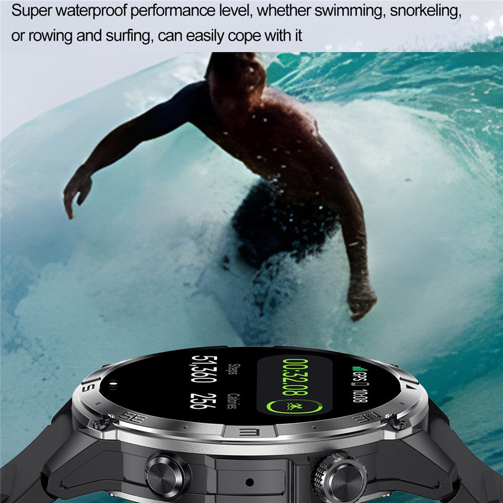 HK08 1.43-inch Smart Watch Heart Rate Sleep Health Monitoring Outdoor Sports Watch