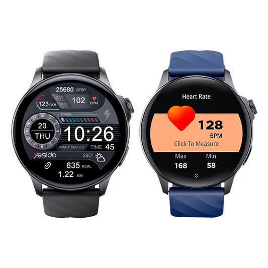YESIDO IO29 1.39-inch Round Screen Bluetooth-compatible Call Smart Watch Health Monitor Sports Tracker