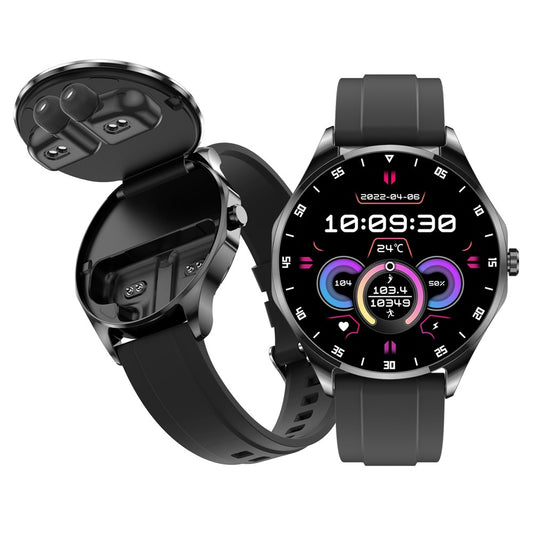 X20 2-in-1 Bluetooth-compatible TWS Earphone Health Monitoring 1.43-inch AMOLED Screen Smart Watch