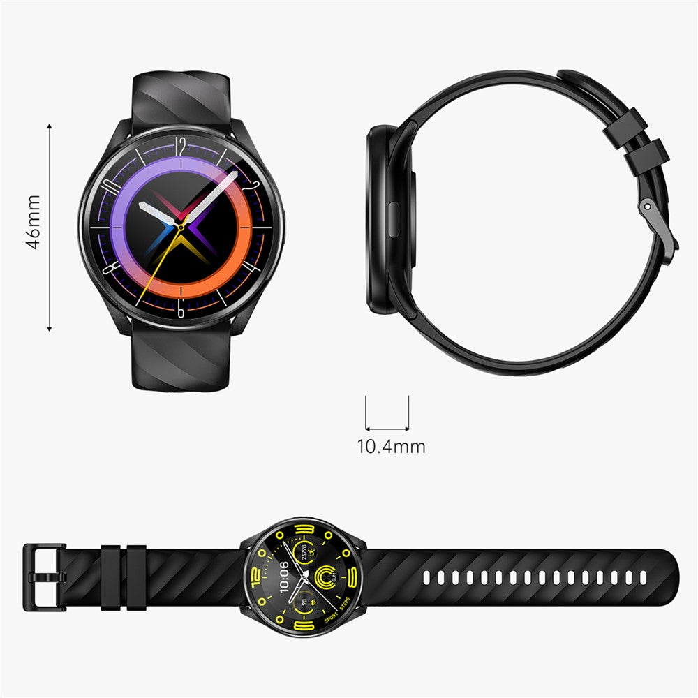 KT77 Bluetooth-compatible Call Smart Watch 1.46-inch Screen Heart Rate Sleep Monitoring Sports Watch