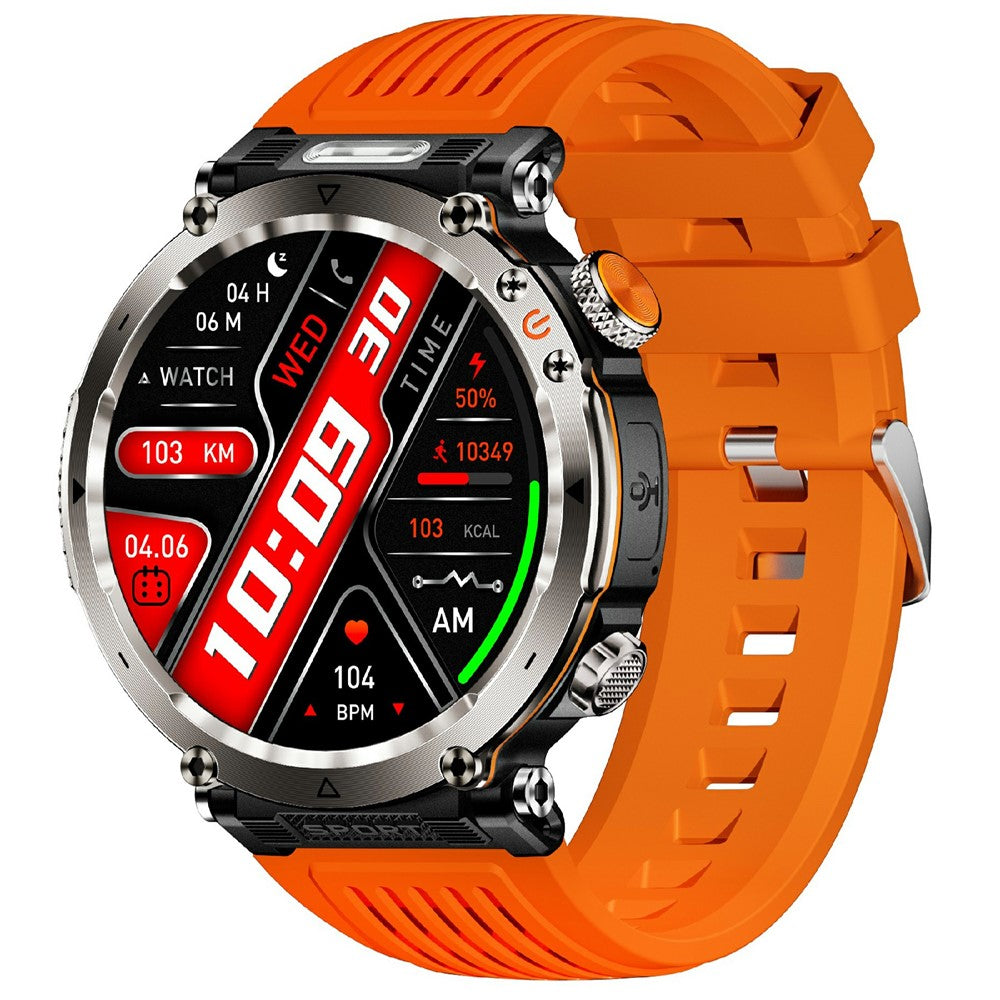 HT30 Silicone Strap 1.7-inch Smart Watch Health Monitoring Compass Sports Watch