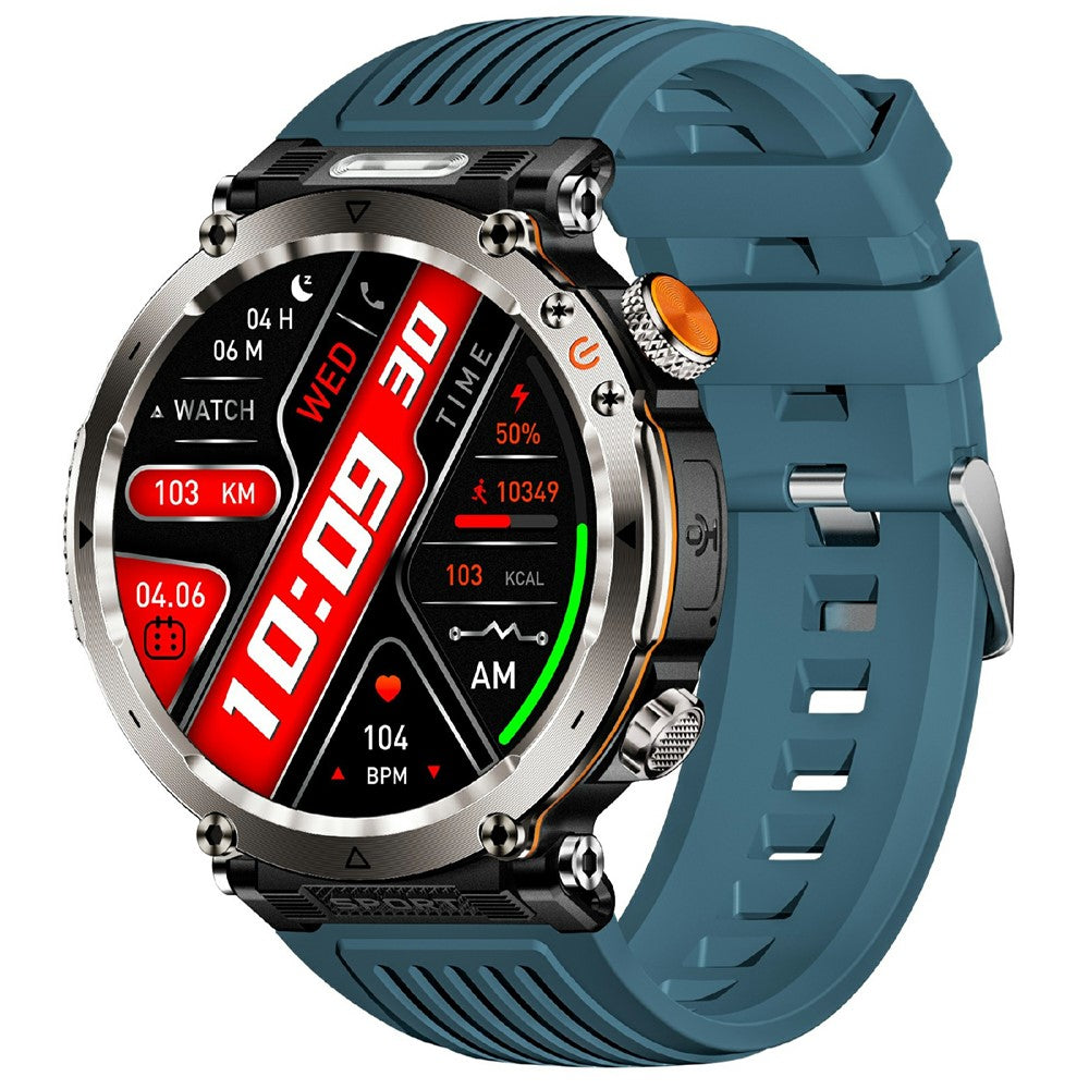 HT30 Silicone Strap 1.7-inch Smart Watch Health Monitoring Compass Sports Watch